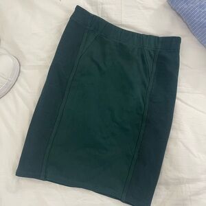 BCBGMAXAZRIA Montana Skirt XS Fern Green Stretch Bodycon